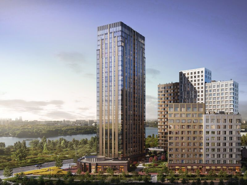 Вид на корпуса.