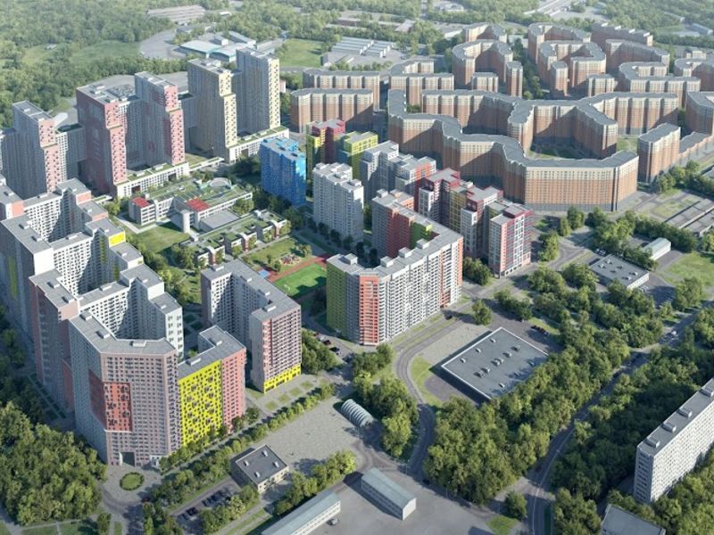 мкр. «Царицыно-2». Вид сверху.