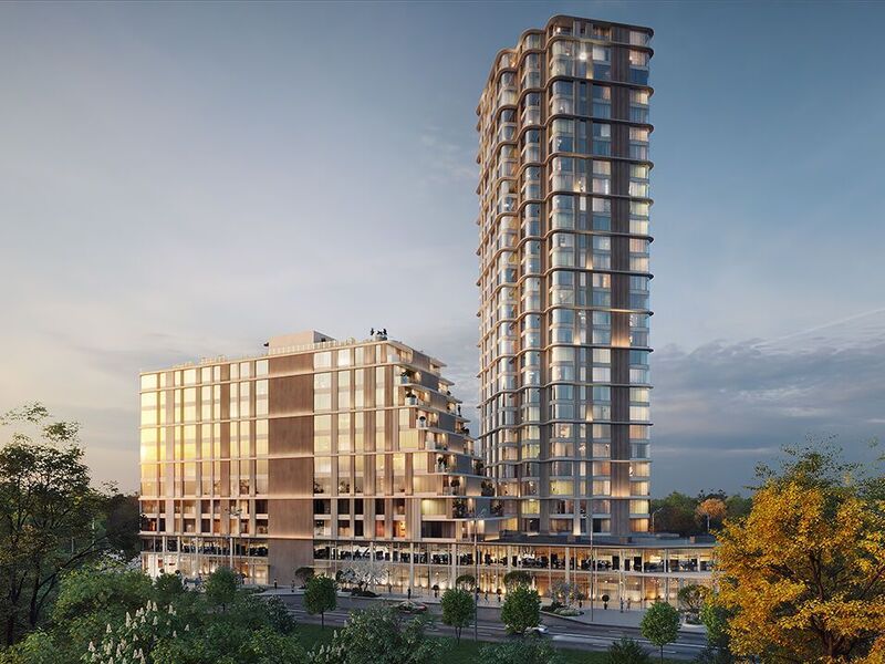 Общий вид. Вечернее время.