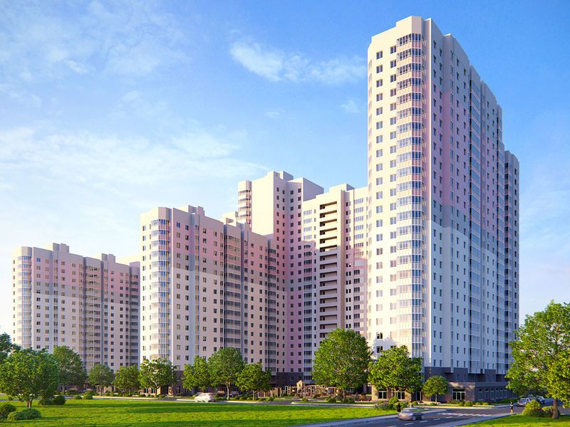 Общий вид на ЖК.