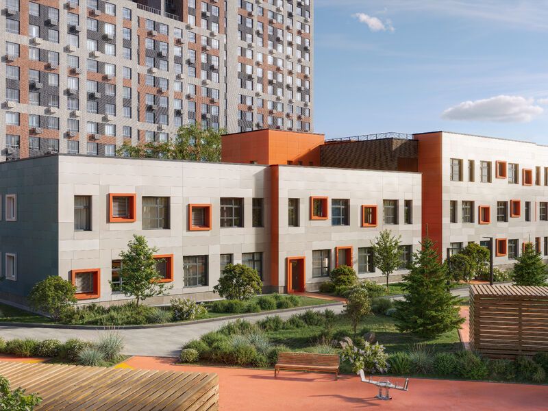 Новоград обеспечен всей необходимой инфраструктурой, начиная от многоуровневого паркинга и заканчивая магазинами, медицинскими учреждениями, школами и детскими садами.