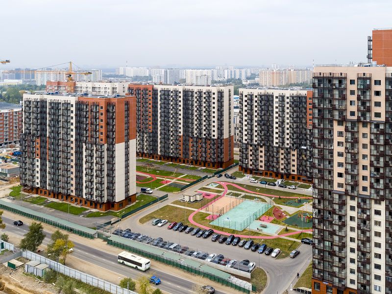 Корпуса 3, 4, 5, 6. Аэрофотосъемка. Фото от 10.09.2018 г