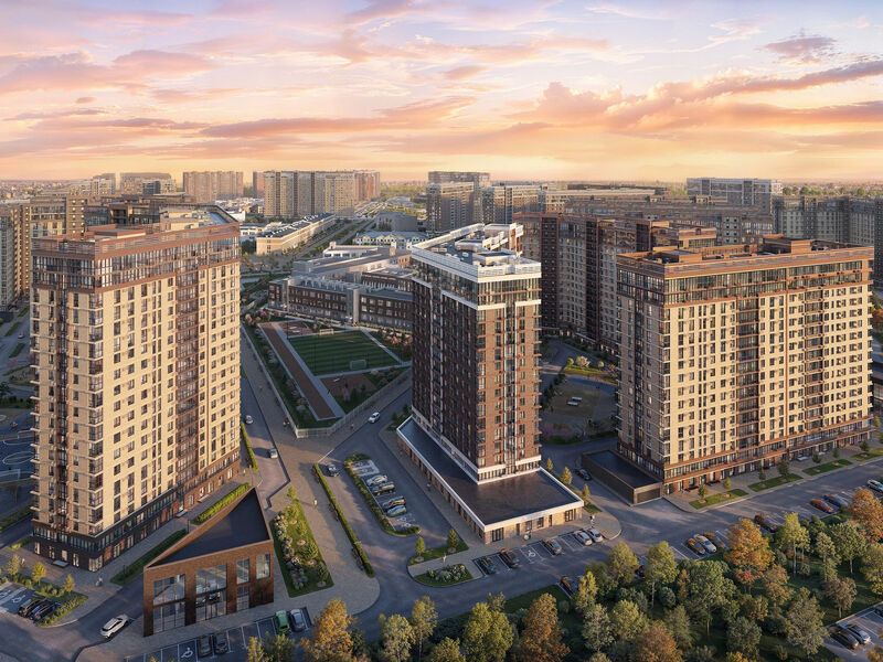 В ЖК предусмотрены гостевые парковки, а также многоуровневые и подземные паркнинги.