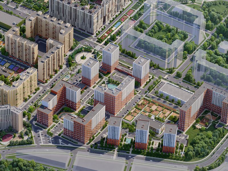 Представляет собой современный квартал класса «комфорт».