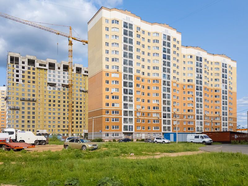 ЖК «Восточный» (Звенигород). Фасадные работы. Фото от 10.16.2025 г.