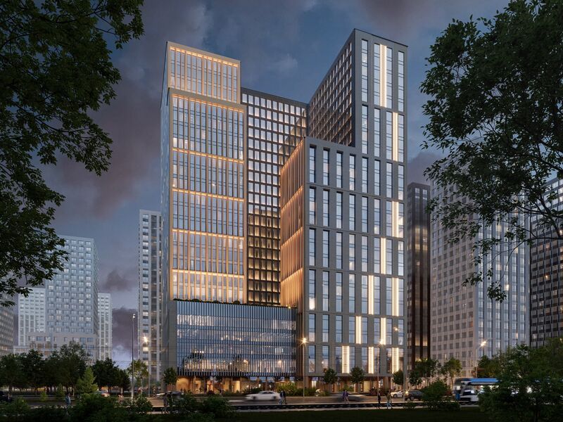 26-этажное здание с подземным паркингом