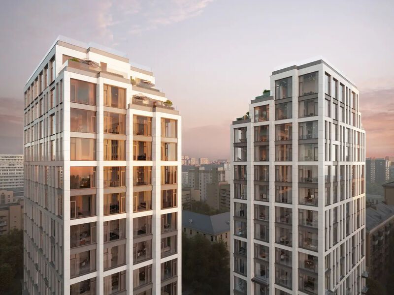 Вид на здания.