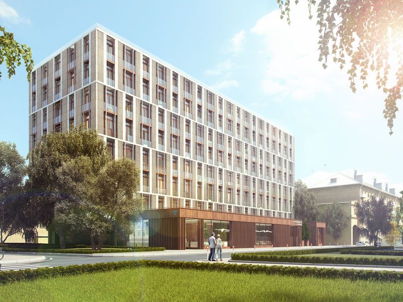 Клубный дом на Сретенке в Красносельском районе Москвы.