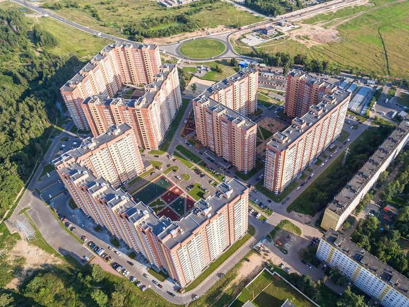 ЖК «Новое Павлино». Аэрофотосъемка. Фото от 11.08.2016 г.
