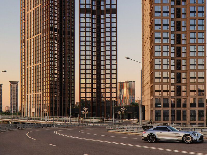 Вид на корпуса