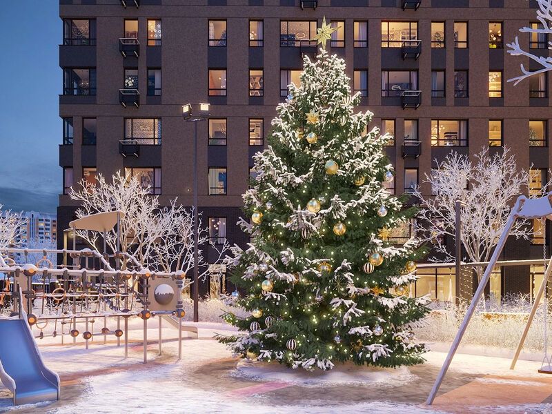 Закрытые дворы в новостройке